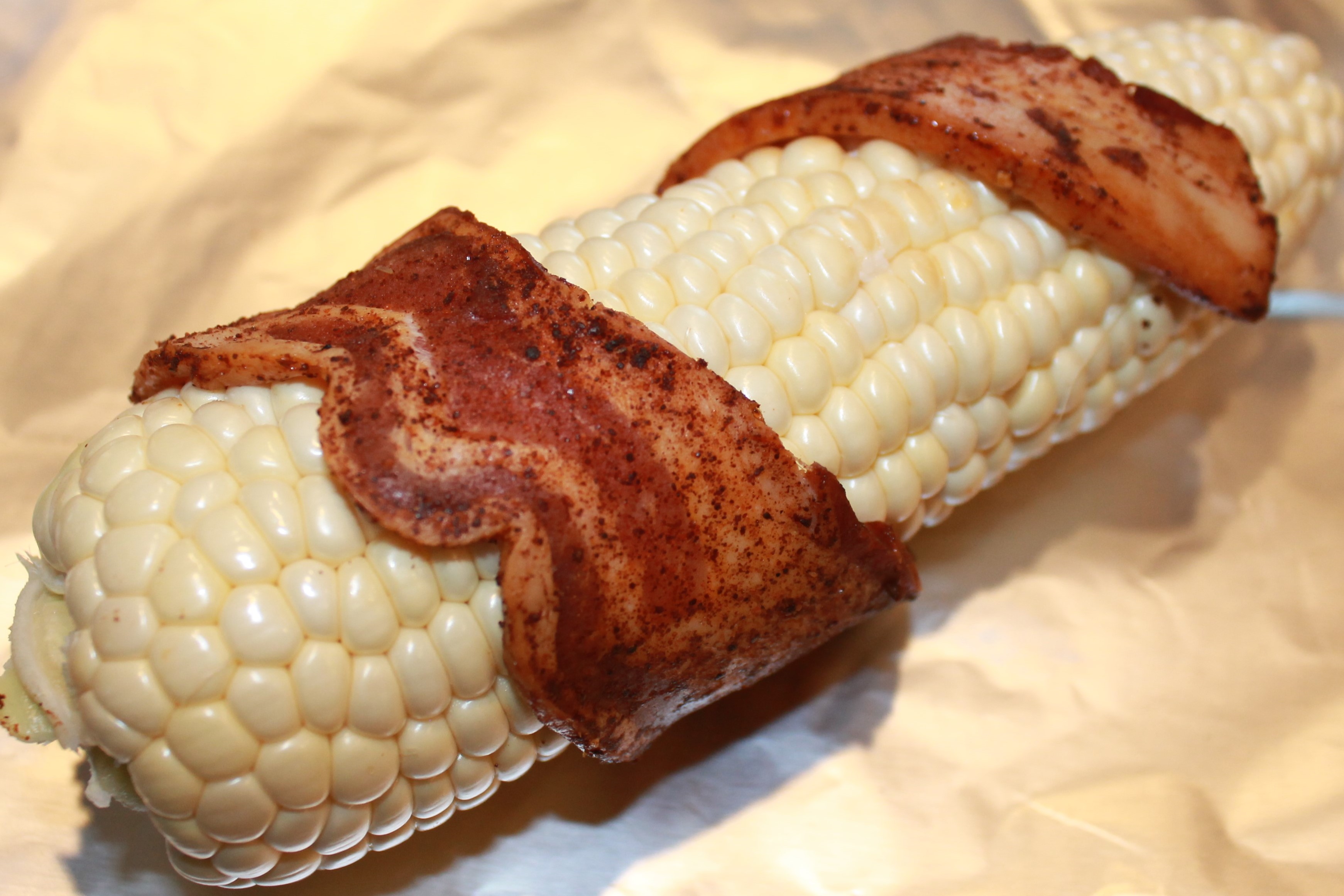 BBQ Baconized Corn on the Cob - Bacon Freak Blog